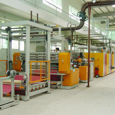 Pvc plastic floor and leather covering production line